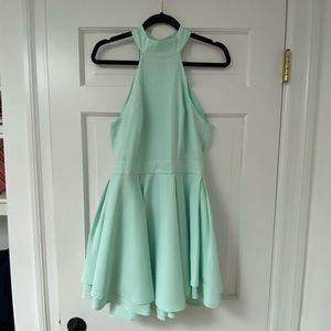 Lulus Mint Halter Dress